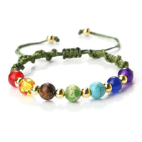 Bracelet 7 Chakras Multi-Pierres Reiki