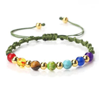 Bracelet 7 Chakras Multi-Pierres Reiki