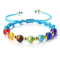 Bracelet 7 Chakras Multi-Pierres Reiki