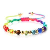 Bracelet 7 Chakras Multi-Pierres Reiki