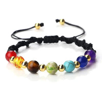 Bracelet 7 Chakras Multi-Pierres Reiki