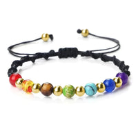 Bracelet 7 Chakras Multi-Pierres Reiki