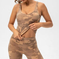 Brassière Sport Camouflage | Yogaova