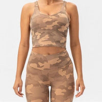 Brassière Sport Camouflage | Yogaova