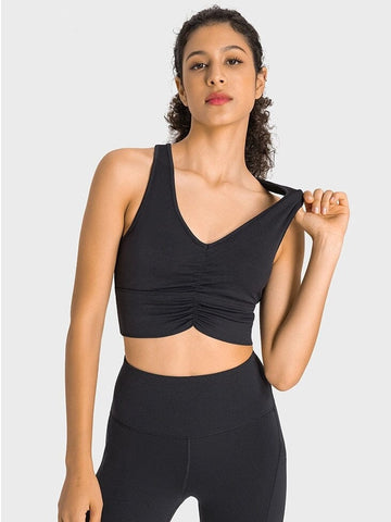 Brassière Sport Dos Nageur Push Up | Yogaova