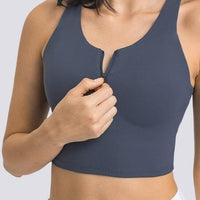 Brassière Sport Fermeture Éclair | Yogaova
