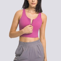 Brassière Sport Fermeture Éclair | Yogaova
