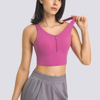 Brassière Sport Fermeture Éclair | Yogaova