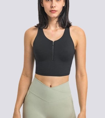 Brassière Sport Fermeture Éclair | Yogaova