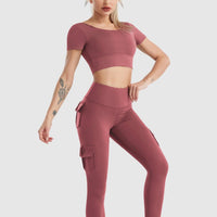 Brassière Sport Manches Courtes | Yogaova