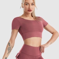 Brassière Sport Manches Courtes | Yogaova