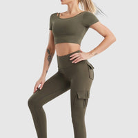 Brassière Sport Manches Courtes | Yogaova