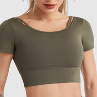 Brassière Sport Manches Courtes | Yogaova