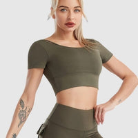 Brassière Sport Manches Courtes | Yogaova
