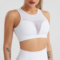 Brassière Sport Transparence Maille | Yogaova