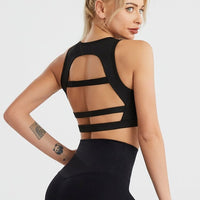 Brassière Sport Transparence Maille | Yogaova