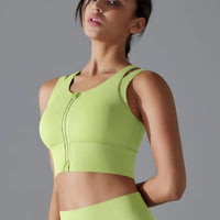 Brassière Sport Zippée Maintien Fort - Suprem | Yogaova