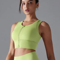 Brassière Sport Zippée Maintien Fort - Suprem | Yogaova