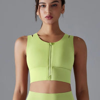 Brassière Sport Zippée Maintien Fort - Suprem | Yogaova