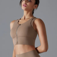 Brassière Sport Zippée Maintien Fort - Suprem | Yogaova