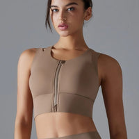 Brassière Sport Zippée Maintien Fort - Suprem | Yogaova