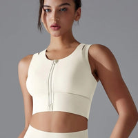 Brassière Sport Zippée Maintien Fort - Suprem | Yogaova