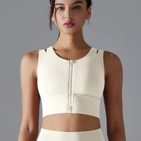 Brassière Sport Zippée Maintien Fort - Suprem | Yogaova