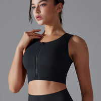 Brassière Sport Zippée Maintien Fort - Suprem | Yogaova
