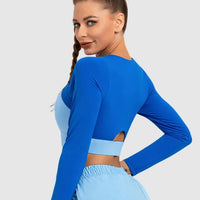 Brassière Sport Zippée Manches Longues | Yogaova