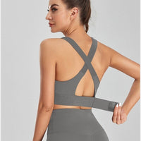 Brassière Sport Zippée Réglable | Yogaova