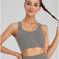 Brassière Sport Zippée Réglable | Yogaova