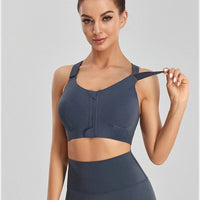 Brassière Sport Zippée Réglable | Yogaova