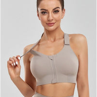 Brassière Sport Zippée Réglable | Yogaova