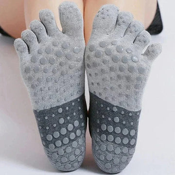 Chaussettes de Yoga 5 Doigts Antidérapantes