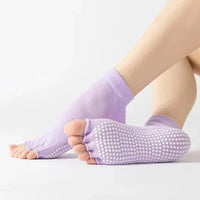 Chaussettes de Yoga 5 Doigts Colorées