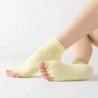 Chaussettes de Yoga 5 Doigts Colorées