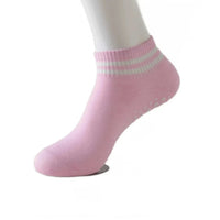 Chaussettes de Yoga Bicolores à Rayures