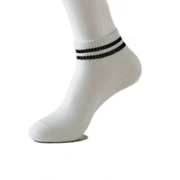 Chaussettes de Yoga Bicolores à Rayures