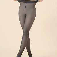 Collant Polaire Transparent | Yogaova