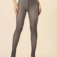Collant Polaire Transparent | Yogaova