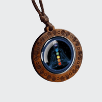 Collier 7 Chakras Pendentif Zen