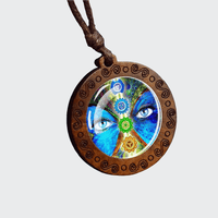 Collier 7 Chakras Pendentif Zen