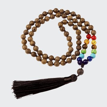 Collier 7 Chakras Pierres de Vie Perles 8mm