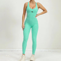 Combinaison de Yoga Design Fil Croisé