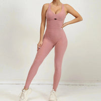 Combinaison de Yoga Design Fil Croisé
