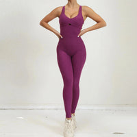 Combinaison de Yoga Design Fil Croisé