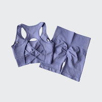 Combinaison de Yoga Été Dos Croisé