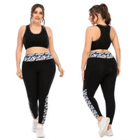 Combinaison de Yoga Grande Taille à Motifs
