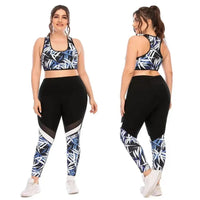 Combinaison de Yoga Grande Taille à Motifs