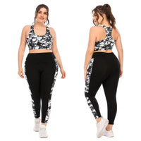 Combinaison de Yoga Grande Taille à Motifs